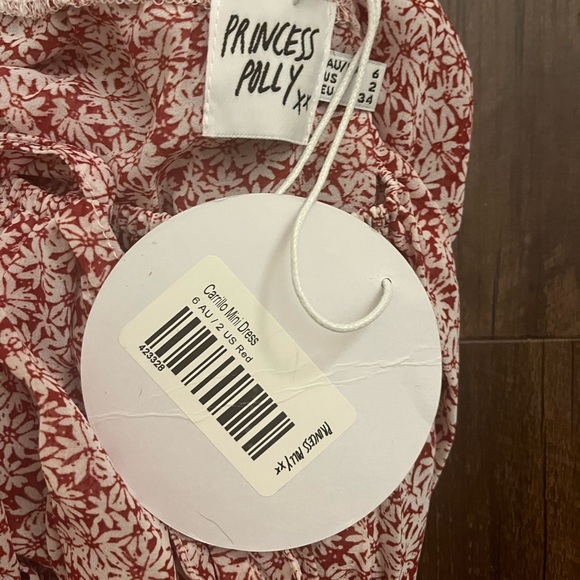 NWT Princess Polly Carrillo Mini Dress Size US 2 - Picture 3 of 4